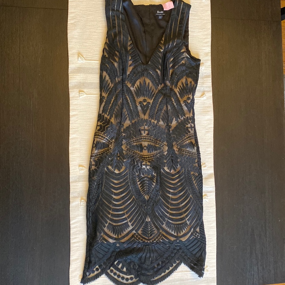 Bardot Dress size 4 color black.  Used in great condition